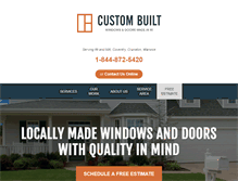 Tablet Screenshot of custombuiltri.com
